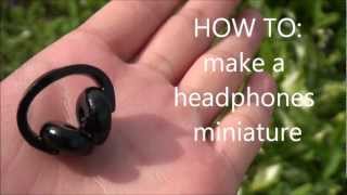 DIY Headphones Miniature Polymer Clay Charm Tutorial