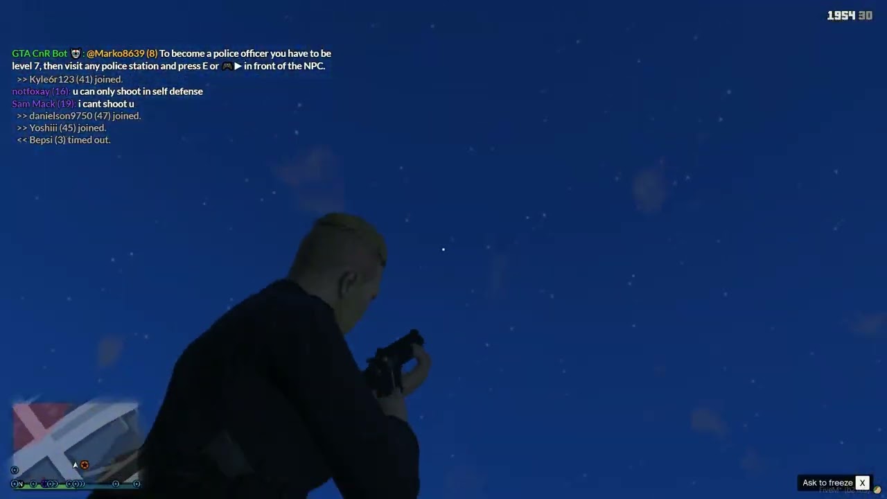 Clip of a glitch in gta fivem