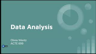 Wentz Data Analysis- Module 8