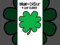 Drawing a 4 Leaf Clover. Draw with Detour: January 1 2025