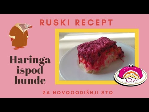 Video: Haringa Ispod Bunde U želeu