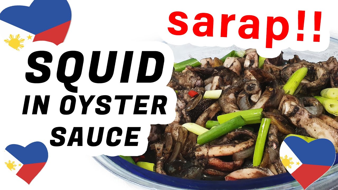 Squid in Oyster Sauce MASARAP NA PUSIT!! Tagalog Recipe ni Manong