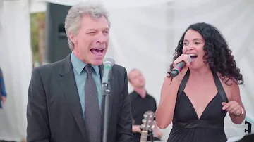Cuando eres Bon Jovi y te invitan a cantar "Livin´ on a Prayer" en una boda