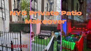 NYC Private Patio Makeover | Unbelievable Transformation