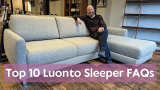 Top 10 FAQs about Luonto Sleeper Sofas