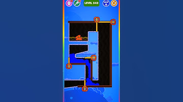 save the fish gameplay😆😍😵😇😊save the fish level 342 || pull ths pin || #shorts #top #gaming #ytshorts