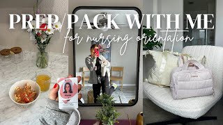 prep & pack with me for my first week of work! 🏥👩🏼‍⚕️✨