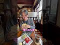実家に帰る前に、モーニング☕️ベーグル🥯めちゃ美味しかった😋サラダ🥗バナナ🍌コーヒーゼリーがついて来る❣️のんびりとしあわせ時間🍀#しろくま#岡山