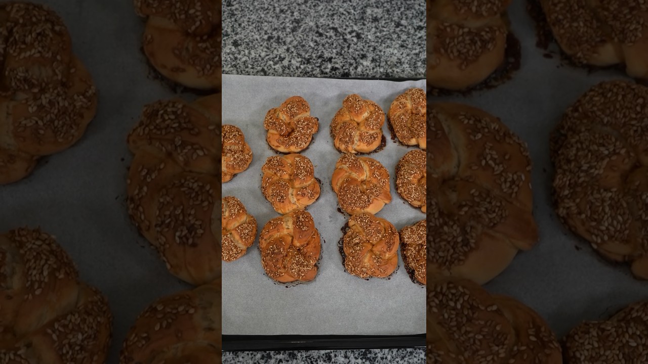 SİMİT POĞAÇA ???? #pratiktarifler #shorts #shortvideo #yemektarifleri #tarif #food #salatatarifleri