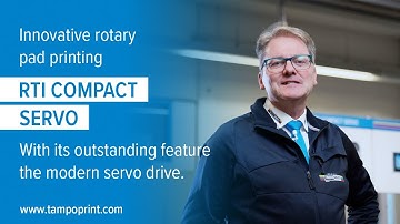 The RTI COMPACT SERVO, an innovative rotary pad printing machine!