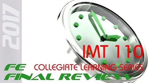 Autodesk Inventor - Final Exam Review Tutorial