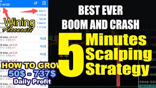 Boom And Crash best 5minutes scalping strategy 99% accurate works 4 all  forex trading scalping str