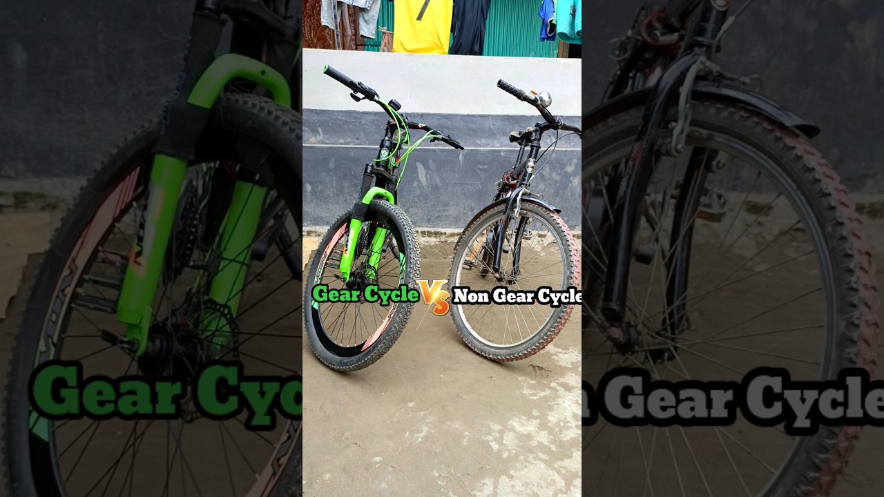 Gear Cycle vs Non Gear Cycle? #shorts #cycle #gearcycle #nongearcycle #mtb #bicycle