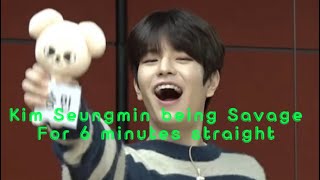 Kim Seungmin being Savage for 6 minutes straight #skz #seungmin