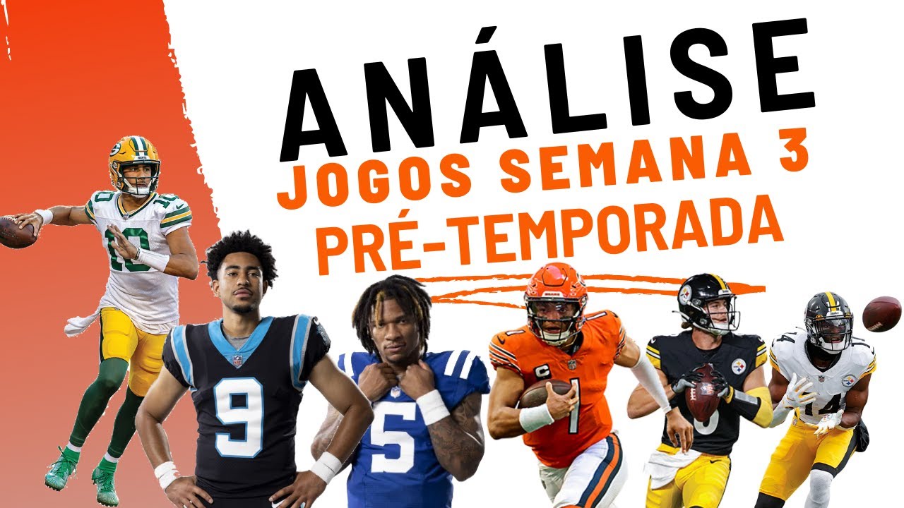 Saiba como acompanhar os jogos da Semana 3 da pré-temporada da NFL