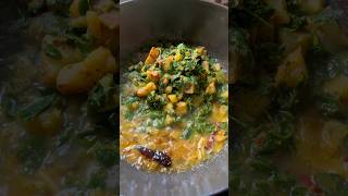 Drumsticks Leaves Recipe | sajana saga tarkari | moringa leaves sabji #shorts #youtubeshorts