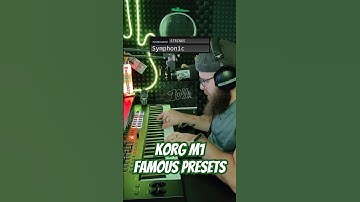 KORG M1 FAMOUS PRESETS! #korg #m1 #music #synth #shorts