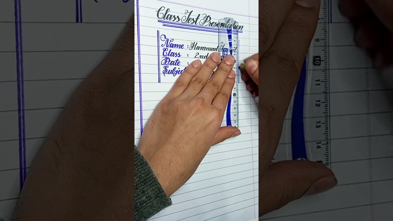 BIOLOGY CLASS TEST PRESENTATION #shorts #short #calligraphy #english #bts #skills #artist #pen #army