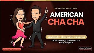 American Cha-Cha - Grapevine and Spot Turn Full Demonstration
