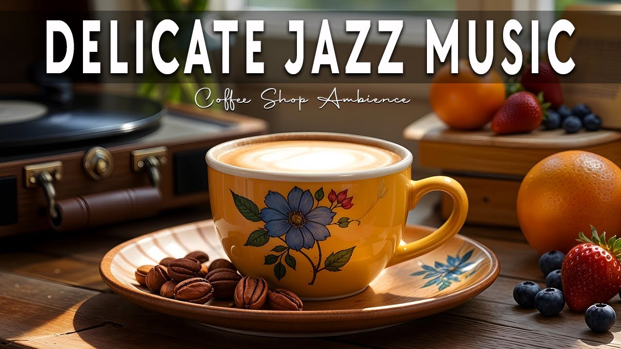 Delicate Jazz Music ☕ Bossa Nova instrumental for Holiday, Studying and ...