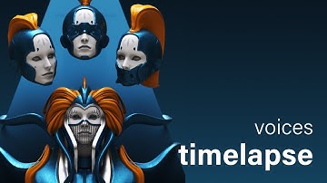 3D modeling from scratch in ZBrush and Cinema4D: using parkinson