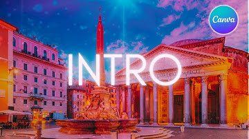 How To Make YouTube INTRO in Canva