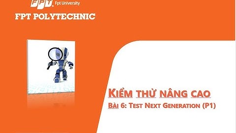 CÀI ĐẶT TEST NG TRONG KIỂM THỬ NÂNG CAO