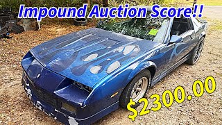 1986 Camaro Z28 public auto auction find!