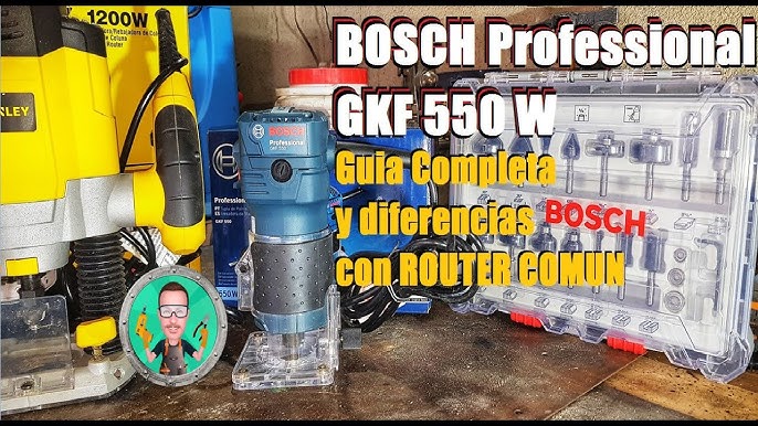 Fresadora Bosch GKF 550 - Juan Carlos Narcisi SRL