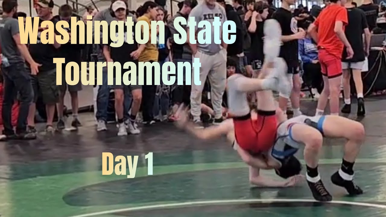 Washington State Wrestling Tournament (Day 1) YouTube