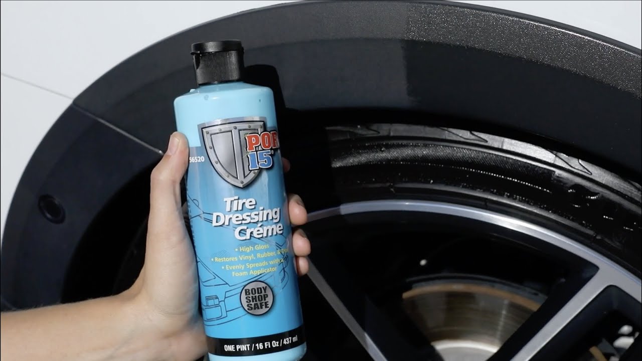 CAR GUYS Tire Shine Spray | The Perfect Shine | Durable and User Friendly  Tire Dressing | Long Lasting UV Protection | 18 Oz Kit with Applicator Pad