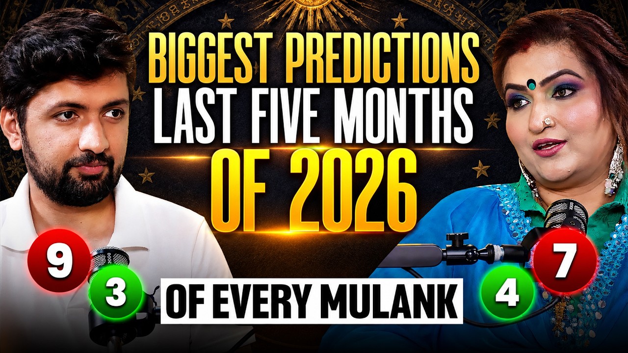 Biggest Prediction of last 5 months of 2026 | Mulank 1 to 9 | Precautions & Remedies ft. Dr. Y Rakhi