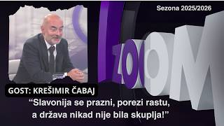 ZOOM 18.6.2026. Čabaj upozorava: Slavonija se prazni, porezi rastu, a država nikad nije bila skuplja