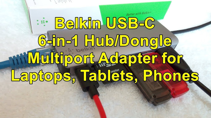 Belkin 4-Port USB-C Hub AVC018BTBK B&H Photo Video