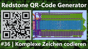 QR-Code Encoder, #36 – Komplexe Zeichen codieren | Minecraft Redstone