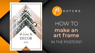 Как сделать рамки для сторис Инстаграм в приложении Posters | Зимний Инстаграм | Урок обработки фото screenshot 5