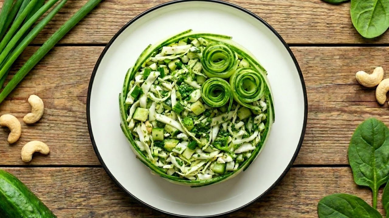 Green Goddess Salad | A Fresh, Creamy and Ultra-Crunchy Bowl Made for Everyday Eating🥗