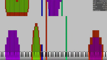 [Black MIDI] Music Using Only Sounds From Windows XP & 98   SomethingUnreal Blacked by KF2015