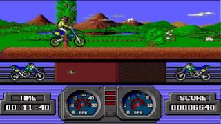 ATARI ST SUPER SCRAMBLE SIMULATOR SCRABBLE MOTO MOTOR CYCLE MOTOR BIKE STUNT CYCLE AUTOMATION 162 st