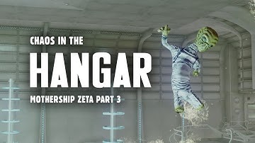 Mothership Zeta Part 3: Chaos in the Hangar - Plus, Gas Leak in the Engine Core - Fallout 3 Lore