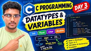 Day 3/30 | Datatypes & Variables | Programming in C | Fail_Learn_and_Grow(FLG)