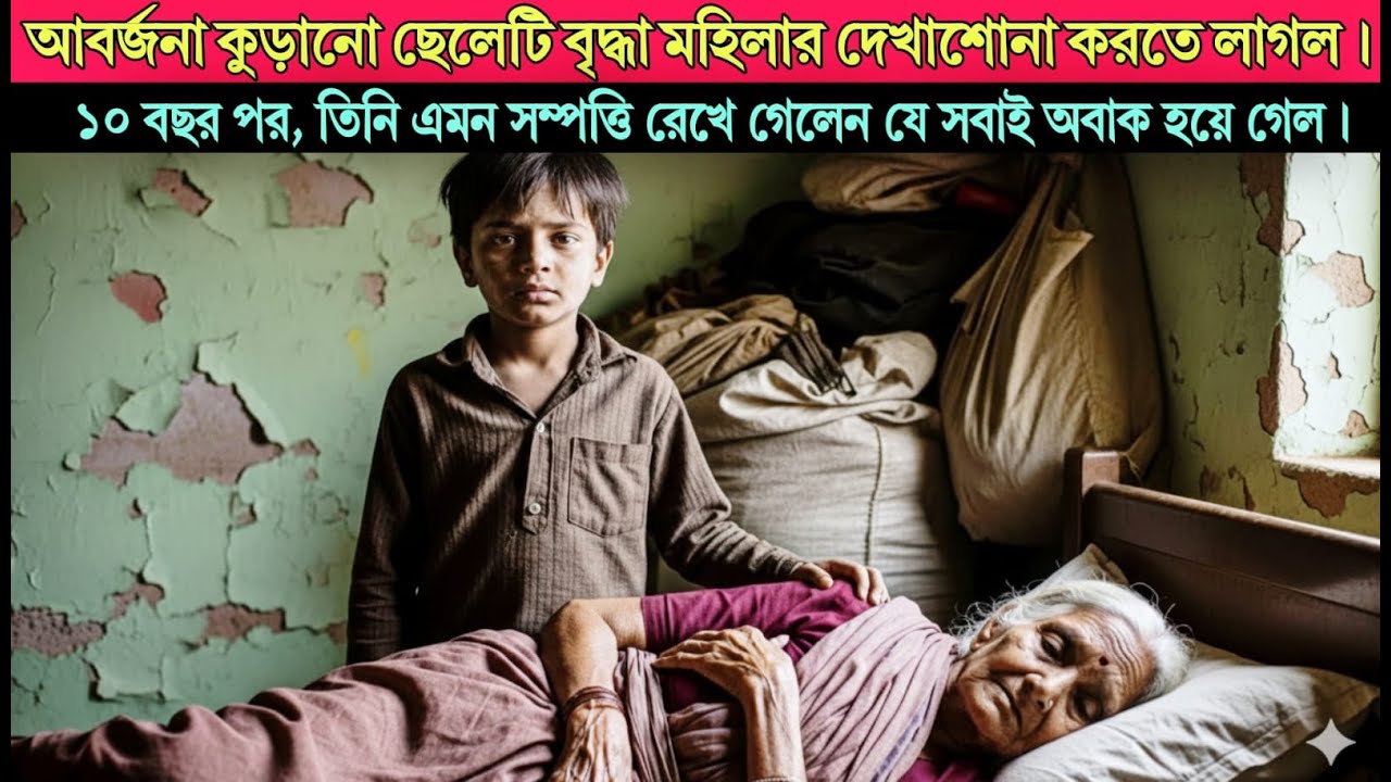 আবর্জনা ফেলার ছেলে অসুস্থ বৃদ্ধের সেবা করেছিল, এমন এক সম্পদ রেখে গিয়েছিল যা ১০ বছর পর সবাইকে অবাক