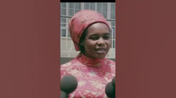 Miria Obote Speaks To The Press After Field Marshal Idi Amin Dada Overthrows Apollo Milton Obote 