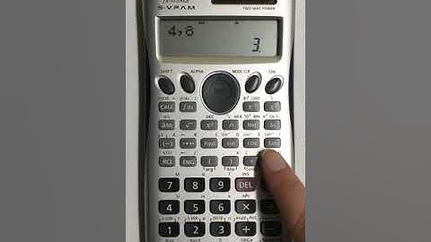 Adding Two Variable Data into Casio fx 115MS Scientific Calculator