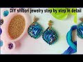 shibori jewelry making | handmade earrings | handmade jewelry tutorial | beaded jewelry tutorial