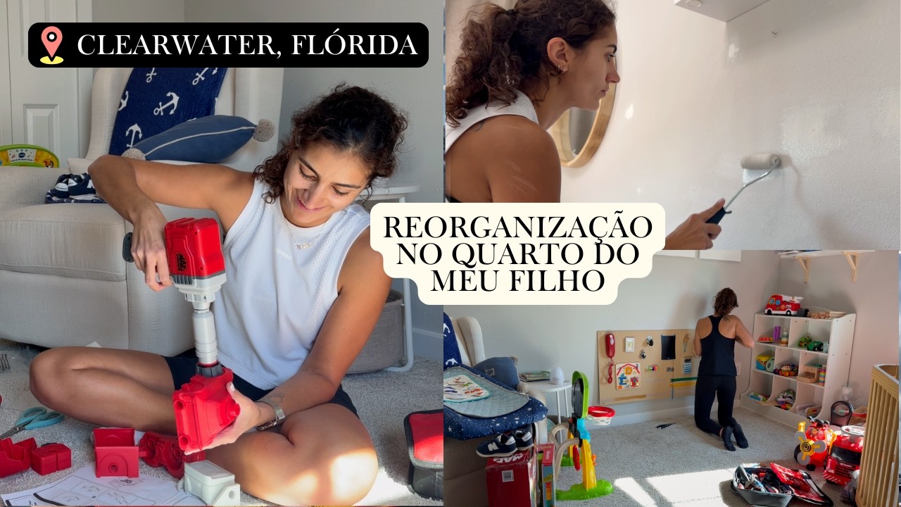 Vlog | Reorganizando o quarto do meu filho