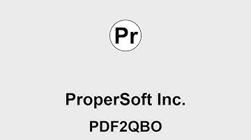 PDF2QBO (Windows): Convert PDF to QBO and import into QuickBooks