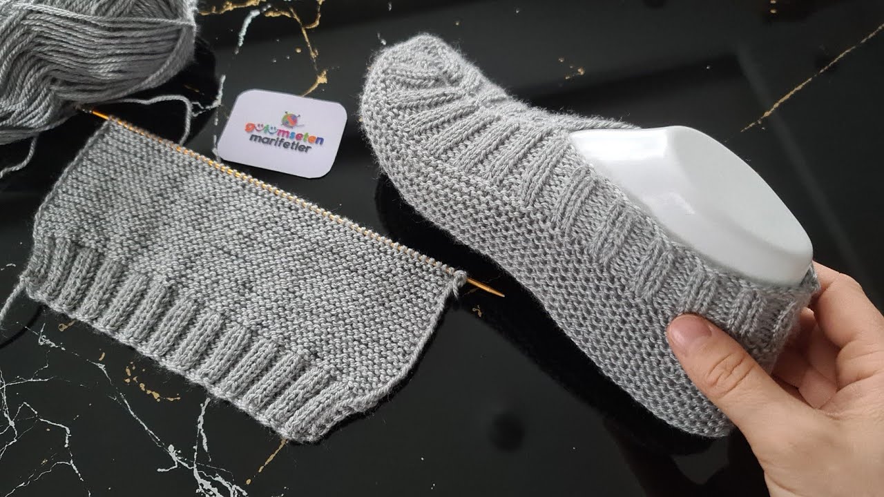 Научитесь вязать пинетки для мужчин и женщин; Как вязать туфли, Как вязать тапочки