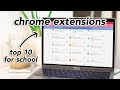 10 MUST-HAVE chrome extensions for students for productivity, organization (2020)