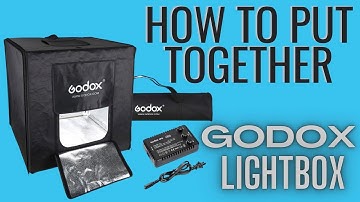 The best photo light box. How to SETUP your Godox LST40/60/80 -  60w Triple Light Mini Photo Studio